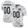 Men's New York Giants Active Player Custom 2024 F.U.S.E Arctic Camo Salute To Service Limited Stitched Football Jersey