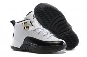 Wholesale Cheap Kids Air Jordan 12 Taxi White/black