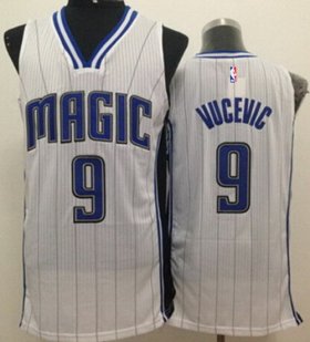 Wholesale Cheap Orlando Magic #9 Nikola Vucevic White Swingman Jersey