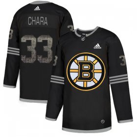 Wholesale Cheap Adidas Bruins #33 Zdeno Chara Black Authentic Classic Stitched NHL Jersey