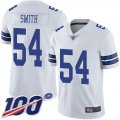 Wholesale Cheap Nike Cowboys #54 Jaylon Smith White Men's Stitched NFL 100th Season Vapor Limited Jersey