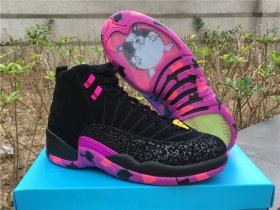 Wholesale Cheap Air Jordan 12 Doernbecher Freestyle Black/Pink