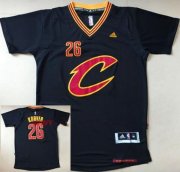 Wholesale Cheap Men's Cleveland Cavaliers #26 Kyle Korver New Black Short-Sleeved adidas Revolution 30 Swingman Stitched NBA Jersey