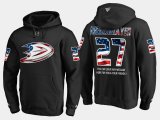 Wholesale Cheap Ducks #27 Scott Niedermayer NHL Banner Wave Usa Flag Black Hoodie