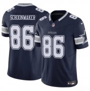 Cheap Men's Dallas Cowboys #86 Luke Schoonmaker Navy 2023 F.U.S.E Vapor Untouchable Limited Stitched Football Jersey