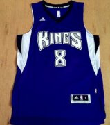 Wholesale Cheap Men's Sacramento Kings #8 Rudy Gay Revolution 30 Swingman New Purple Jersey