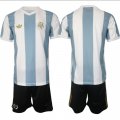 Cheap Men's Argentina Blank White Blue 2024-25 Home Soccer Jersey Suit