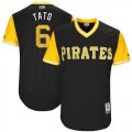 Wholesale Cheap Pirates #6 Starling Marte Black 