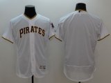 Wholesale Cheap Pirates Blank White Flexbase Authentic Collection Stitched MLB Jersey