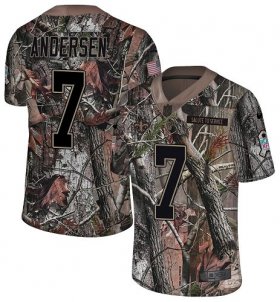 Wholesale Cheap Nike Saints #7 Morten Andersen Camo Men\'s Stitched NFL Limited Rush Realtree Jersey