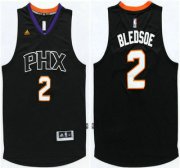 Wholesale Cheap Men's Phoenix Suns #2 Eric Bledsoe Revolution 30 Swingman 2015-16 New Black Jersey