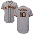 Wholesale Cheap Giants #10 Evan Longoria Grey Flexbase Authentic Collection Road Stitched MLB Jersey