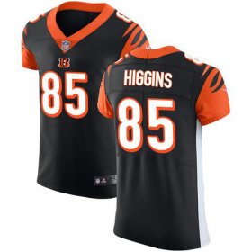 Wholesale Cheap Nike Bengals #85 Tee Higgins Black Team Color Men\'s Stitched NFL Vapor Untouchable Elite Jersey