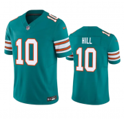 Wholesale Cheap Men's Miami Dolphins #10 Tyreek Hill Aqua 2023 F.U.S.E Vapor Limited Stitched Football Jersey