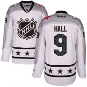 Wholesale Cheap Devils #9 Taylor Hall White 2017 All-Star Metropolitan Division Stitched Youth NHL Jersey