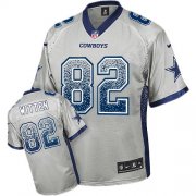 Wholesale Cheap Nike Cowboys #82 Jason Witten Grey Youth Stitched NFL Elite Drift Fashion Jersey