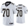 Wholesale Cheap Men's New Orleans Saints #70 Trevor Penning White Vapor Limited Stitched Jersey