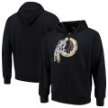 Wholesale Cheap Washington Redskins G-III Sports by Carl Banks Primary Logo Full-Zip Hoodie Black