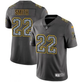 Wholesale Cheap Nike Vikings #22 Harrison Smith Gray Static Men\'s Stitched NFL Vapor Untouchable Limited Jersey