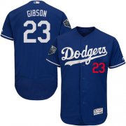 Wholesale Cheap Dodgers #23 Kirk Gibson Blue Flexbase Authentic Collection 2018 World Series Stitched MLB Jersey