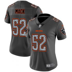 Wholesale Cheap Nike Bears #52 Khalil Mack Gray Static Women\'s Stitched NFL Vapor Untouchable Limited Jersey