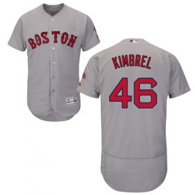 Wholesale Cheap Red Sox #46 Craig Kimbrel Grey Flexbase Authentic Collection Stitched MLB Jersey