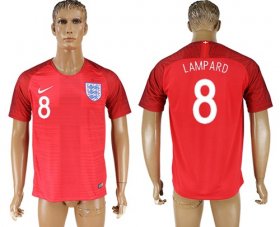 Wholesale Cheap England #8 Lampard Away Soccer Country Jersey