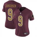 Wholesale Cheap Nike Redskins #9 Sonny Jurgensen Burgundy Red Alternate Women's Stitched NFL Vapor Untouchable Limited Jersey