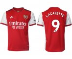 Wholesale Cheap Men 2021-2022 Club Arsenal home aaa version red 9 Soccer Jersey