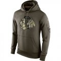 Wholesale Cheap Men's Chicago Blackhawks Nike Salute To Service NHL Hoodie