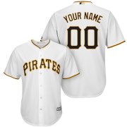 Wholesale Cheap Pittsburgh Pirates Majestic Cool Base Custom Jersey White