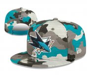 Cheap San Jose Sharks Stitched Snapback Hats 004