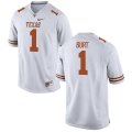 Wholesale Cheap Men's Texas Longhorns 1 John Burt White Nike College Jersey