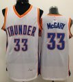 Wholesale Cheap Oklahoma City Thunder #33 Mitch McGary White Swingman Jersey