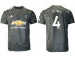 Wholesale Cheap Men 2020-2021 club Manchester United away aaa version 4 black Soccer Jerseys