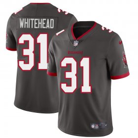 Wholesale Cheap Tampa Bay Buccaneers #31 Jordan Whitehead Men\'s Nike Pewter Alternate Vapor Limited Jersey