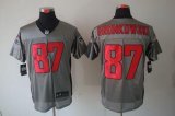 Wholesale Cheap Nike Patriots #87 Rob Gronkowski Grey Shadow Men's Stitched NFL Elite Jersey