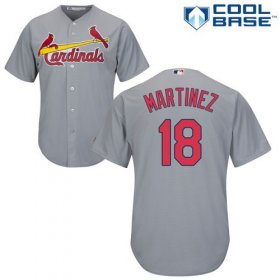 Wholesale Cheap Cardinals #18 Carlos Martinez Grey Cool Base Stitched Youth MLB Jersey