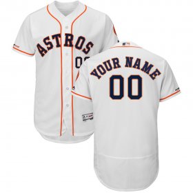 Wholesale Cheap Houston Astros Majestic Home Flex Base Authentic Collection Custom Jersey White