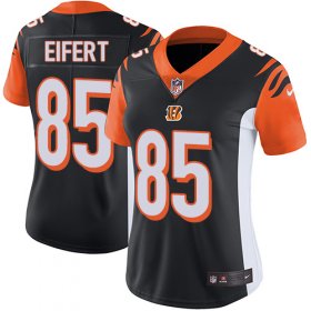 Wholesale Cheap Nike Bengals #85 Tyler Eifert Black Team Color Women\'s Stitched NFL Vapor Untouchable Limited Jersey