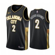 Wholesale Cheap Nike Thunder #2 Shai Gilgeous-Alexander Black 2019-20 City Edition Swingman NBA Jersey