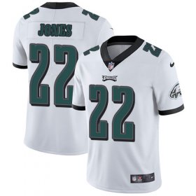 Wholesale Cheap Nike Eagles #22 Sidney Jones White Men\'s Stitched NFL Vapor Untouchable Limited Jersey