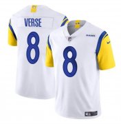 Cheap Men's Los Angeles Rams #8 Jared Verse White 2024 Draft Vapor Untouchable Football Stitched Jersey