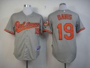 Wholesale Cheap Orioles #19 Chris Davis Grey Cool Base Stitched MLB Jersey