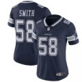 Wholesale Cheap Women's Dallas Cowboys #58 Aldon Smith Limited Navy Team Color Vapor Untouchable Jersey