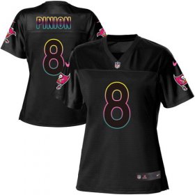 Wholesale Cheap Nike Buccaneers #8 Bradley Pinion Black Women\'s NFL Fashion Game Jersey