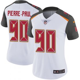 Wholesale Cheap Nike Buccaneers #90 Jason Pierre-Paul White Women\'s Stitched NFL Vapor Untouchable Limited Jersey