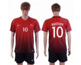 Wholesale Cheap Turkey #10 Basturk Home Soccer Country Jersey