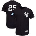 Wholesale Cheap Yankees #25 Gleyber Torres Navy 2019 Spring Training Flex Base Stitched MLB Jersey