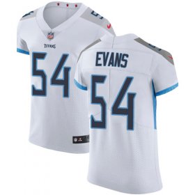 Wholesale Cheap Nike Titans #54 Rashaan Evans White Men\'s Stitched NFL Vapor Untouchable Elite Jersey